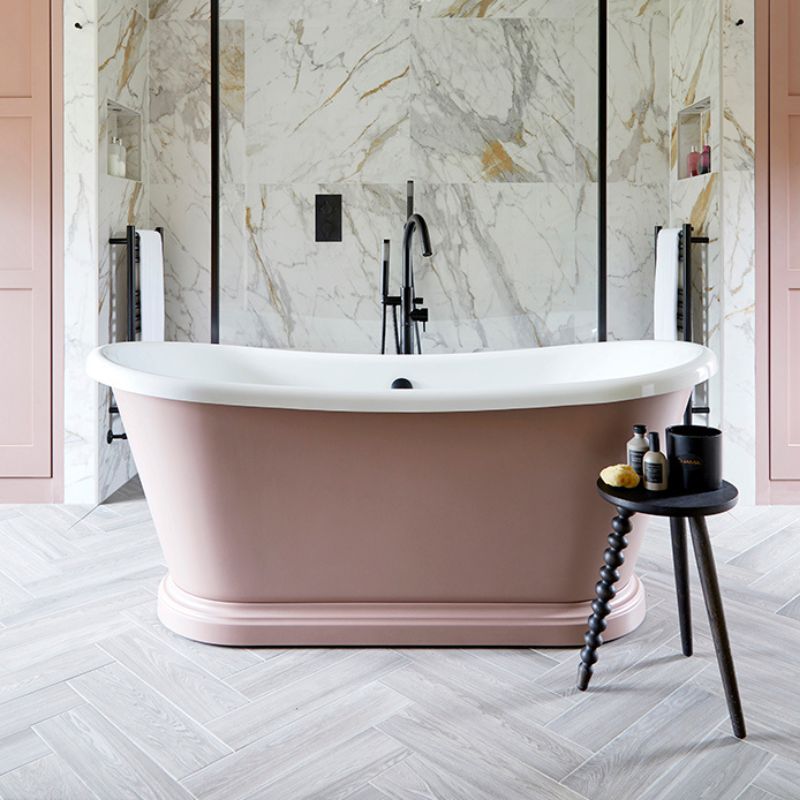 BC Designs 1700mm Acrylic Freestanding Boat Bath - Main Image