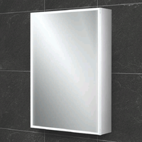 hib. Qubic 50 LED Aluminium Bathroom Cabinet