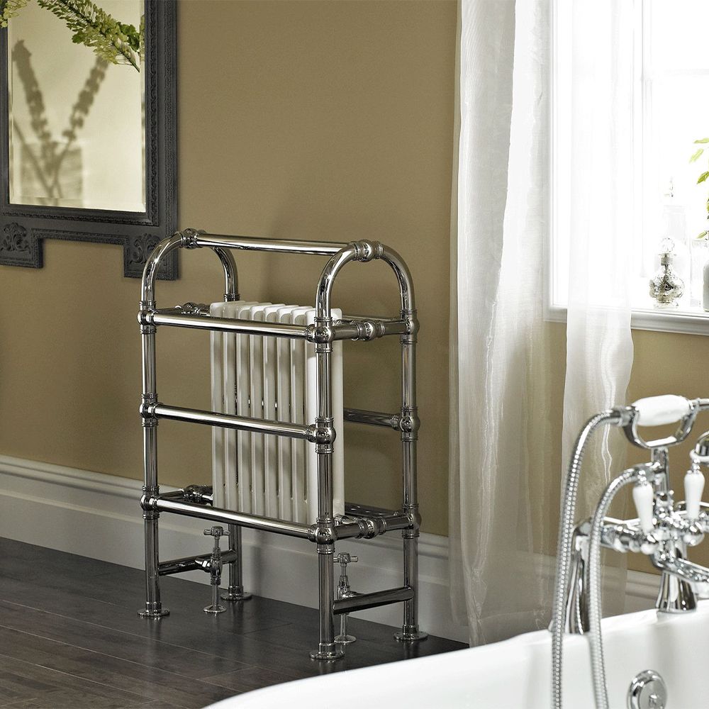 Vogue Baroque OG Ball Joint 900mm x 675mm Towel Rail Bathrooms Direct