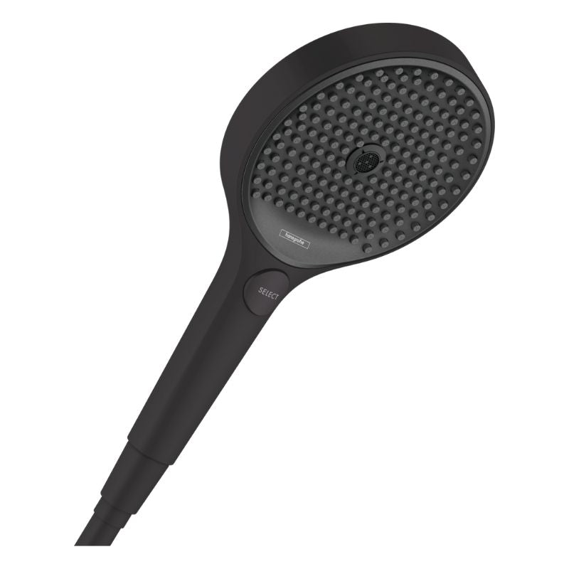 Hansgrohe Rainfinity Hand Shower In Matt Black – Bathrooms Direct  