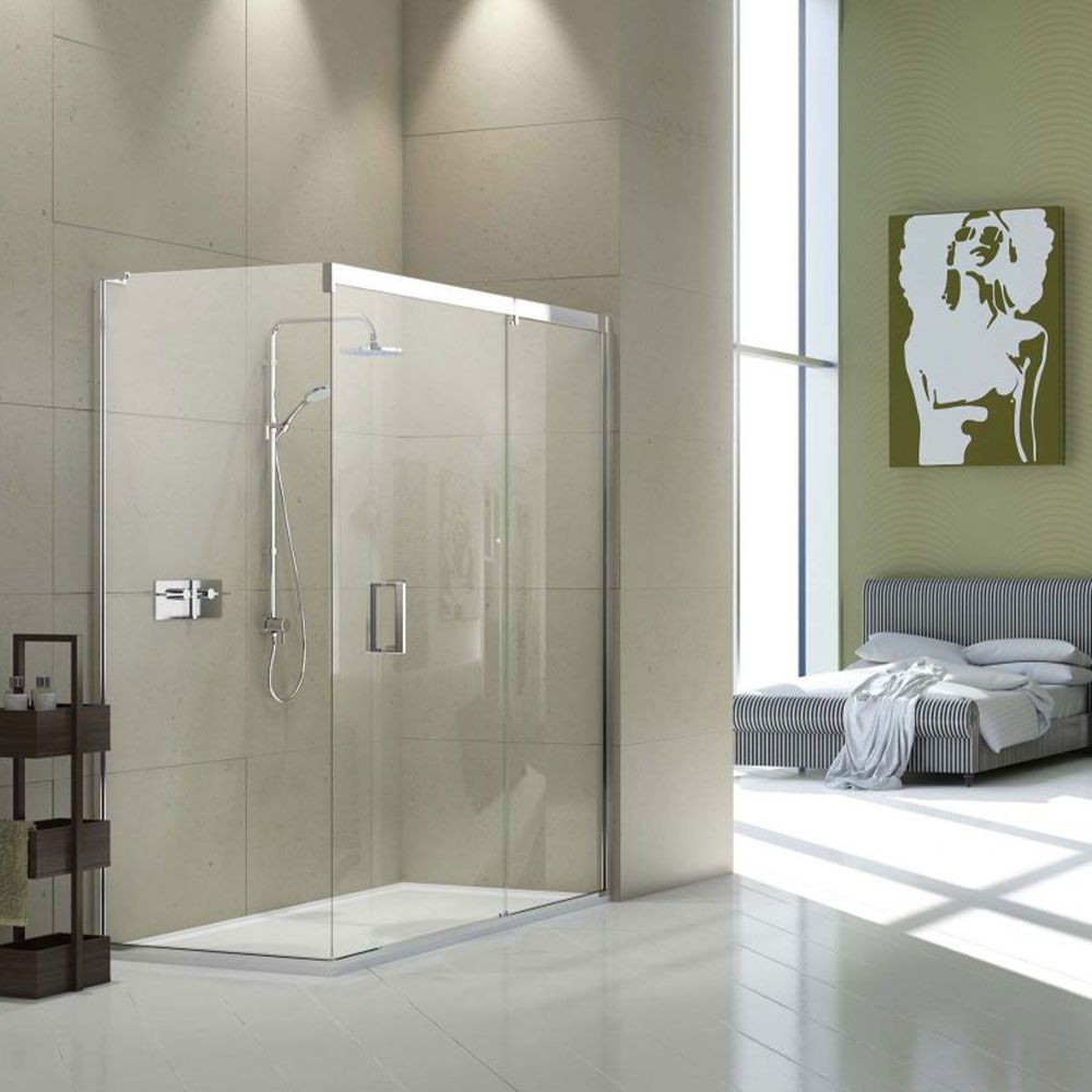 Matki Eauzone Sliding Door Enclosure For Corner (EPSC) Bathrooms