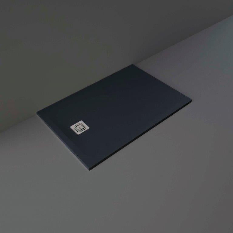 RAK Ceramics Feeling 1700 x 700mm Rectangular Shower Tray In Black