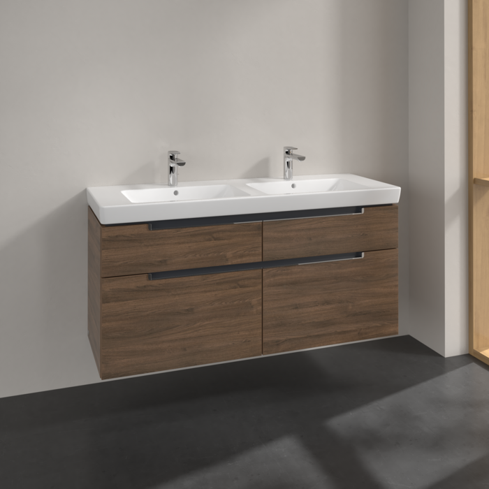 Villeroy & Boch Subway 2.0 1300mm Vanity Unit & Double Washbasin