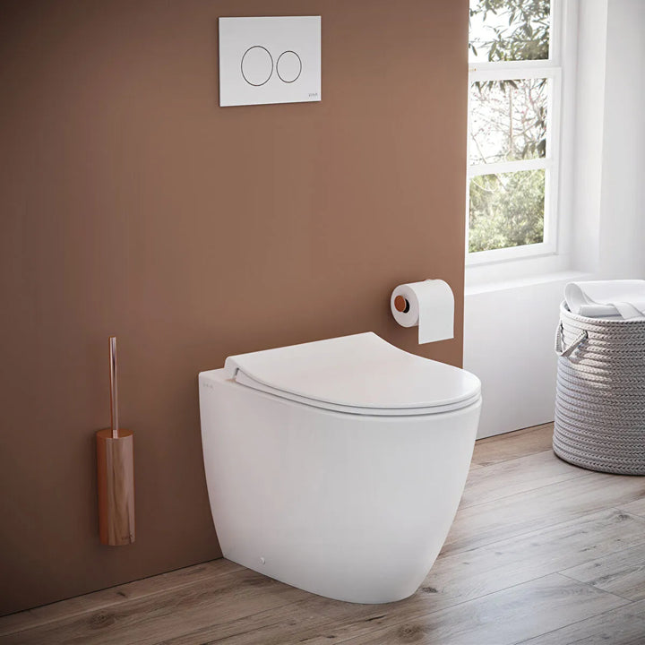 VitrA Sento Rimless Back To Wall Toilet & Soft Close Seat