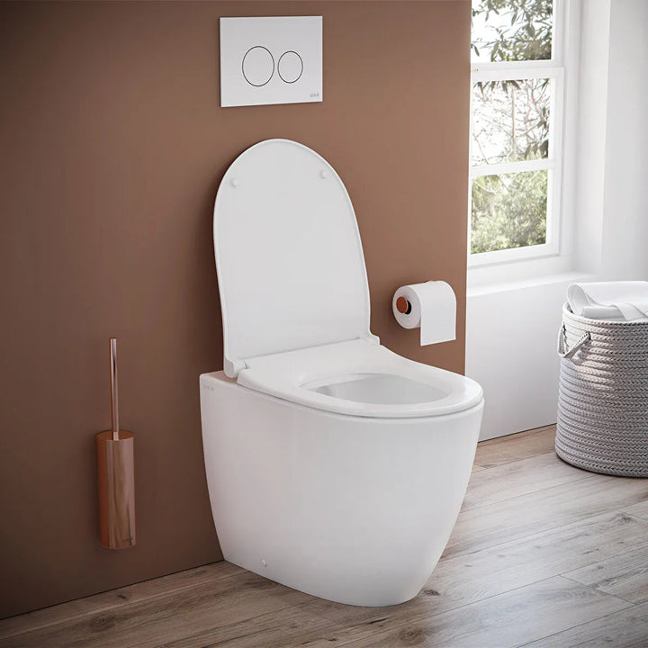 VitrA Sento Rimless Back To Wall Toilet & Soft Close Seat