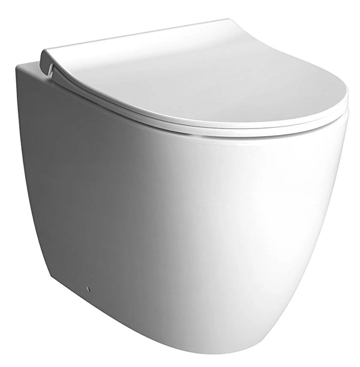 VitrA Sento Rimless Back To Wall Toilet & Soft Close Seat