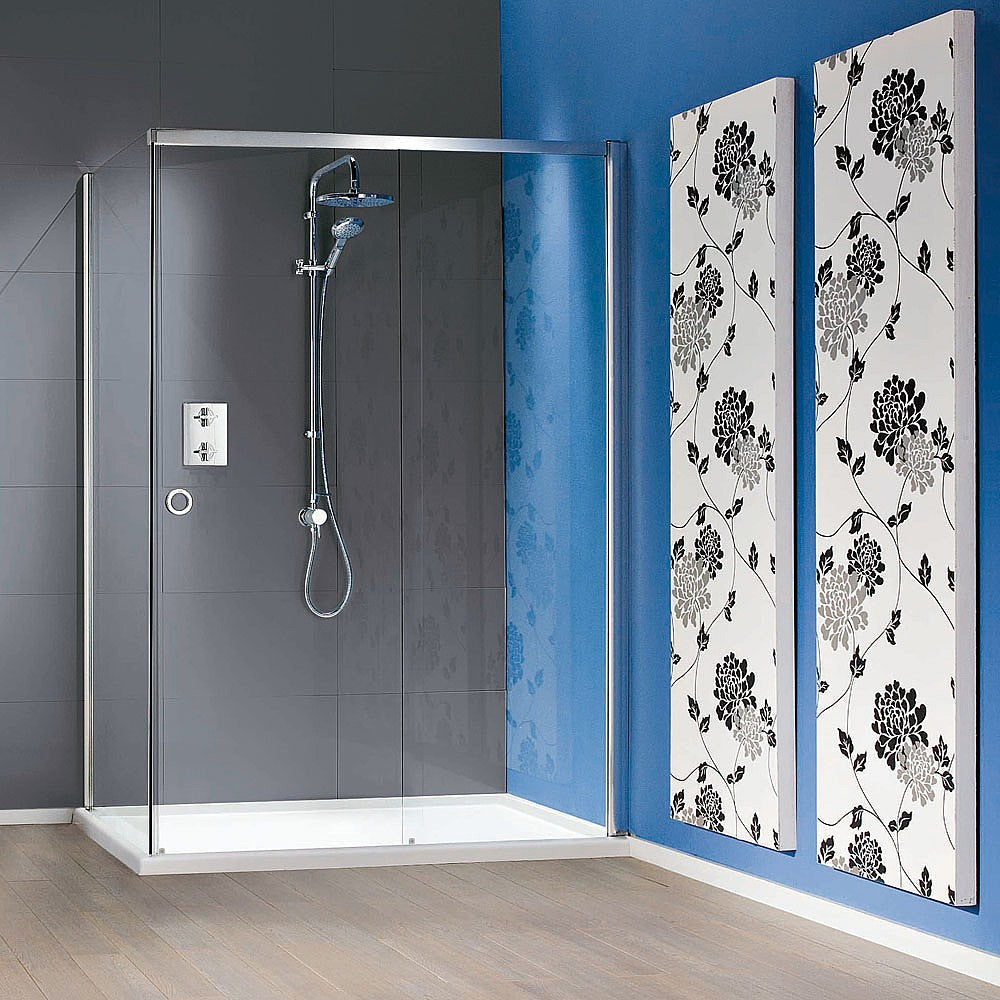 Matki New Radiance Sliding Shower Enclosure & Slimline Tray Bathrooms