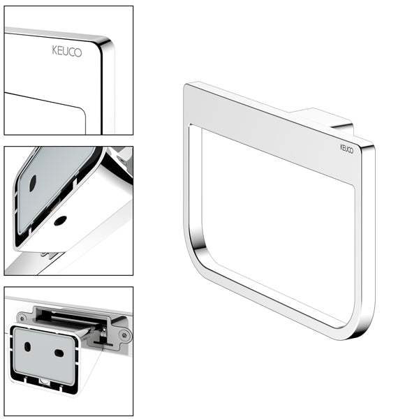 Keuco Aveno Chrome Towel Ring