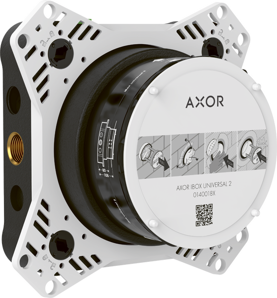 AXOR ShowerSelect ID Square Thermostatic Mixer 1 Outlet In Chrome
