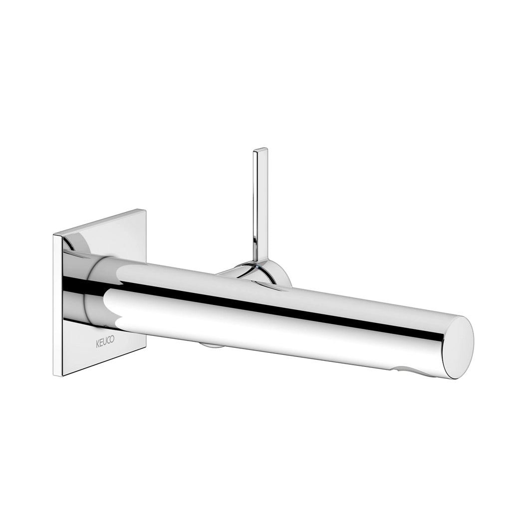 Keuco IXMO Pure Square Wall Mounted Single Lever Basin Mixer In Chrome