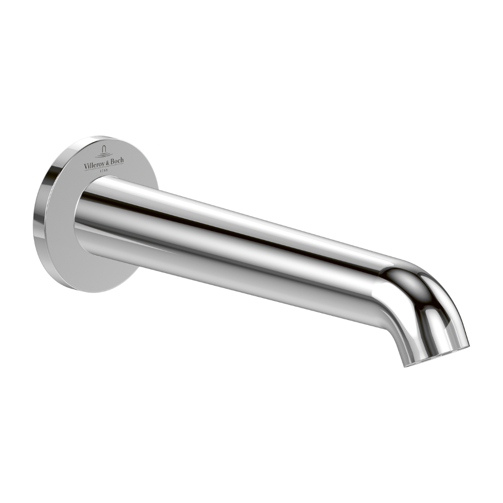 Villeroy & Boch Skyla Wall Mounted Bath Spout In Chrome