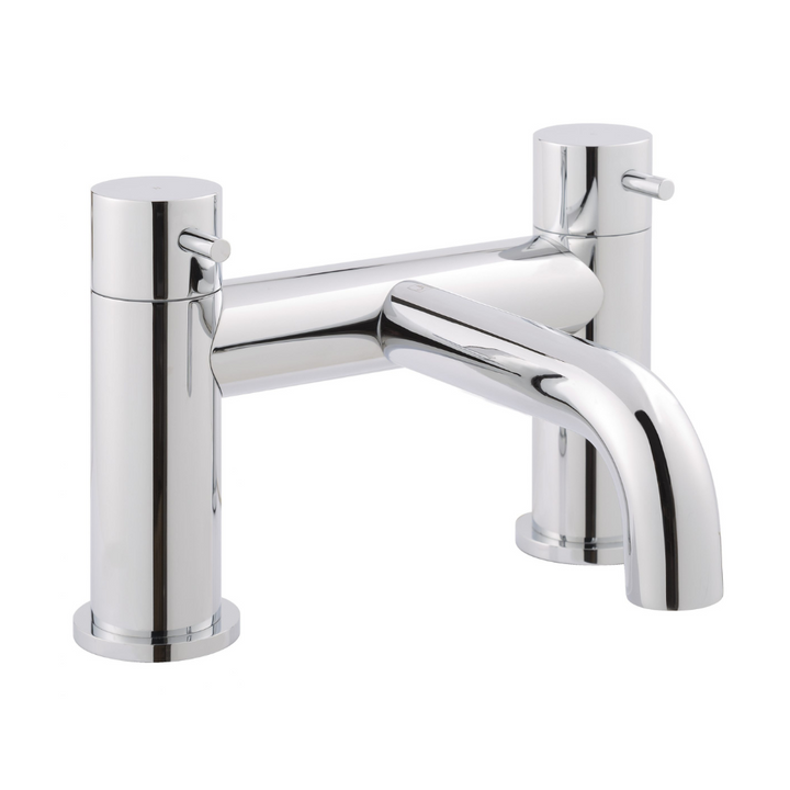 JTP Florence Deck Mounted Bath Filler In Chrome