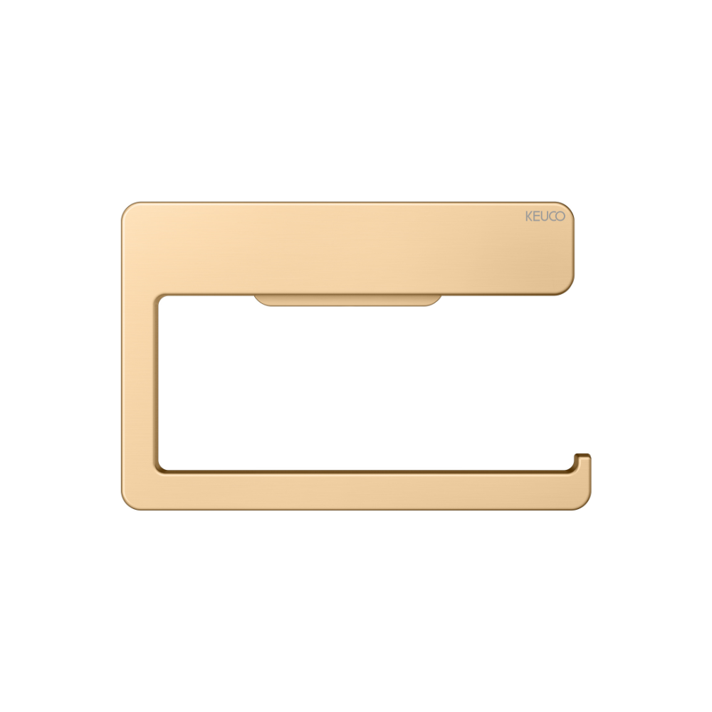 Keuco Moll Brushed Brass Toilet Paper Holder