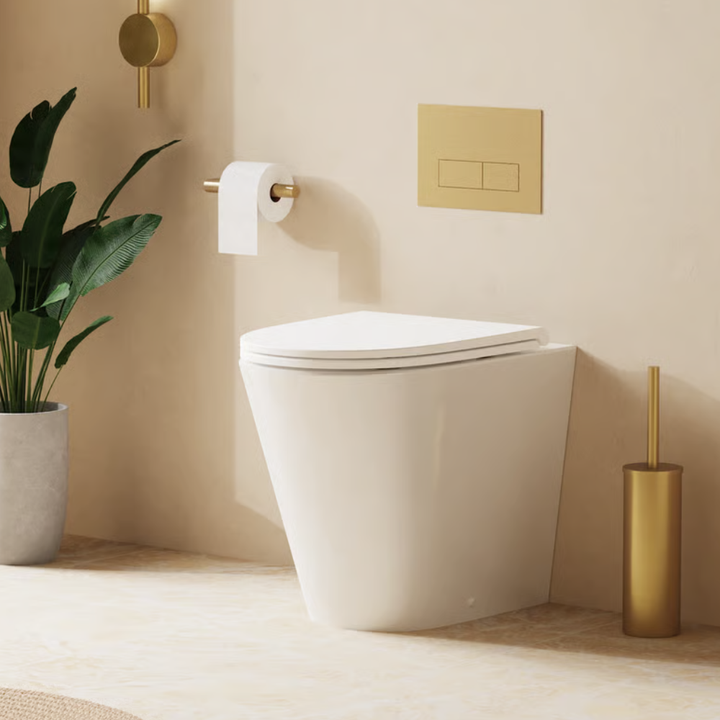 Crosswater Mada Round Back To Wall Toilet & Seat