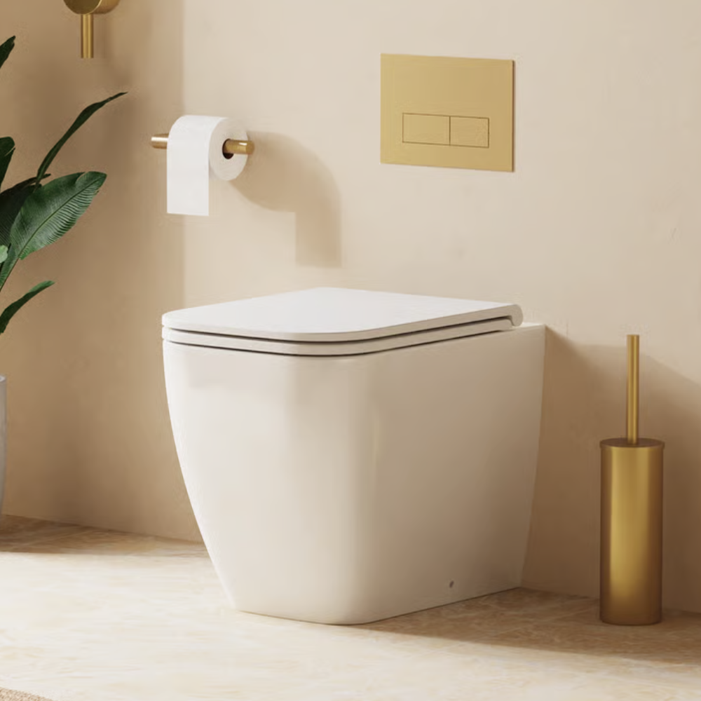 Crosswater Mada Square Back To Wall Toilet & Seat