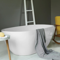 Waters I-Line Brook 1690mm Freestanding Bath