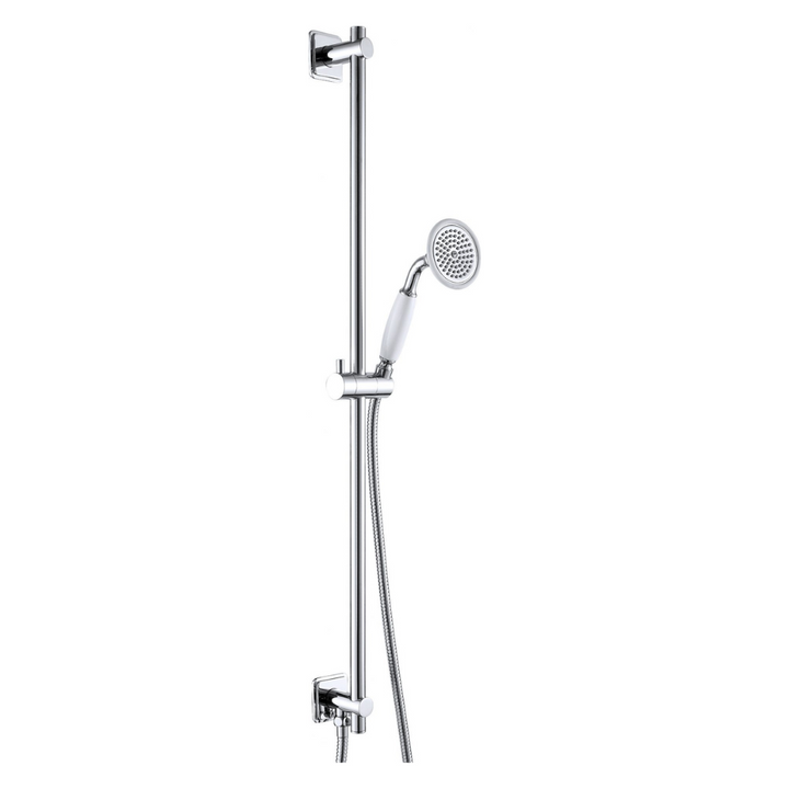JTP Grosvenor Cross Slide Rail Kit With Handset & Hose In Chrome