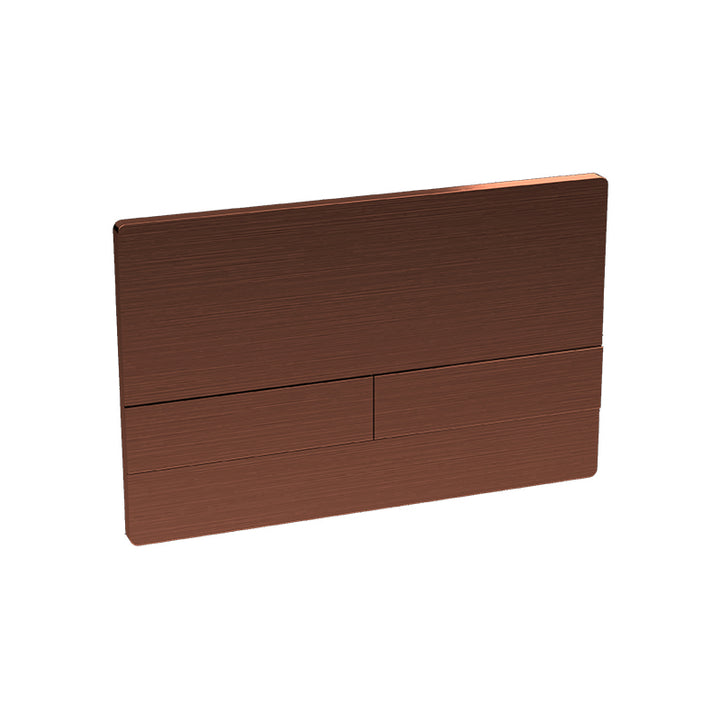 Abacus Edge Flush Plate In Bronze