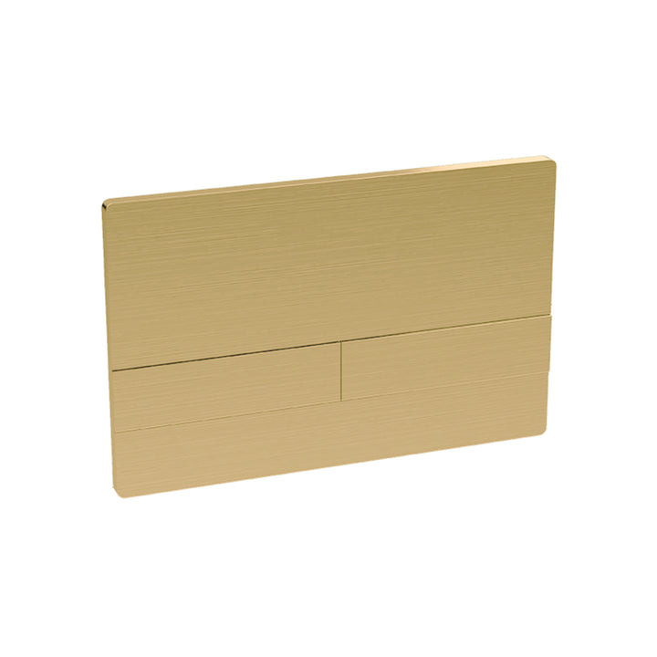 Abacus Edge Flush Plate In Brass