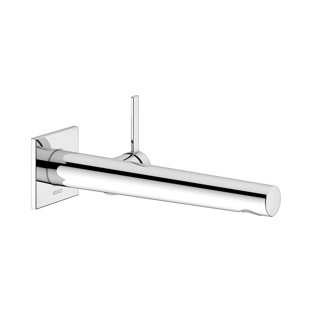 Keuco IXMO Pure Square Wall Mounted Single Lever Basin Mixer In Chrome