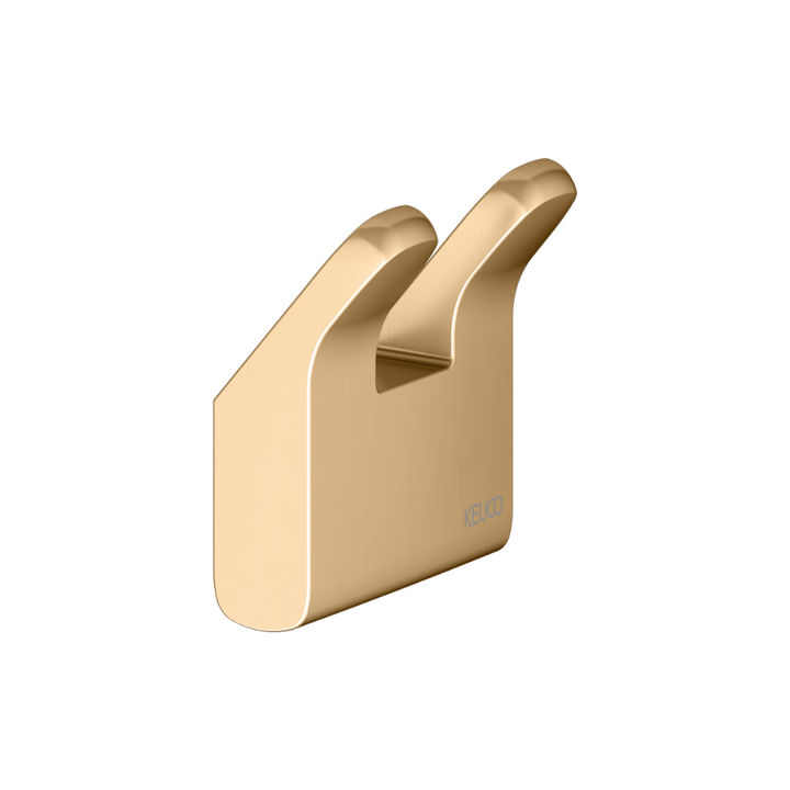 Keuco Moll Brushed Brass Double Towel Hook
