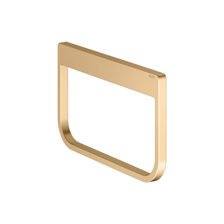 Keuco Moll Brushed Brass Towel Ring