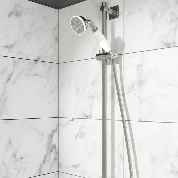 JTP Grosvenor Cross Slide Rail Kit With Handset & Hose In Chrome