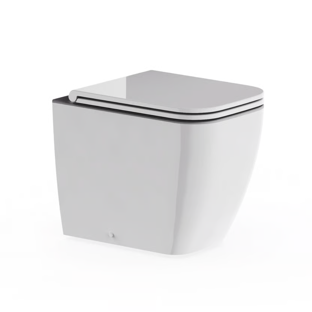 Crosswater Mada Square Back To Wall Toilet & Seat