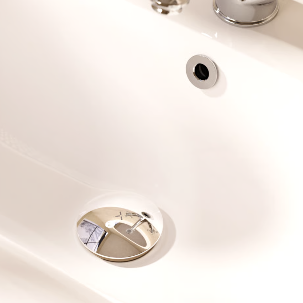 Crosswater Universal Chrome Basin Click-Clack Waste