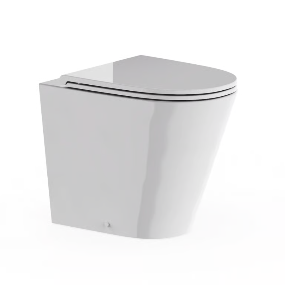 Crosswater Mada Round Back To Wall Toilet & Seat