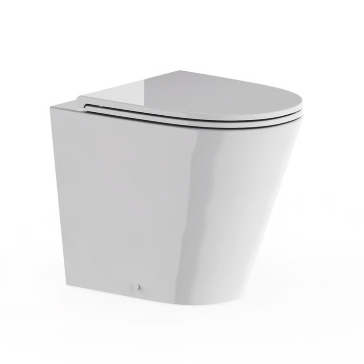 Crosswater Mada Round Back To Wall Toilet & Seat