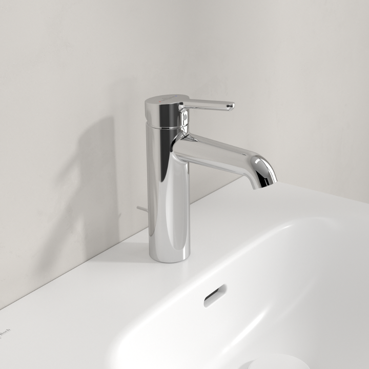 Villeroy & Boch Skyla Single Lever Basin Mixer With Pop-Up Waste In Chrome