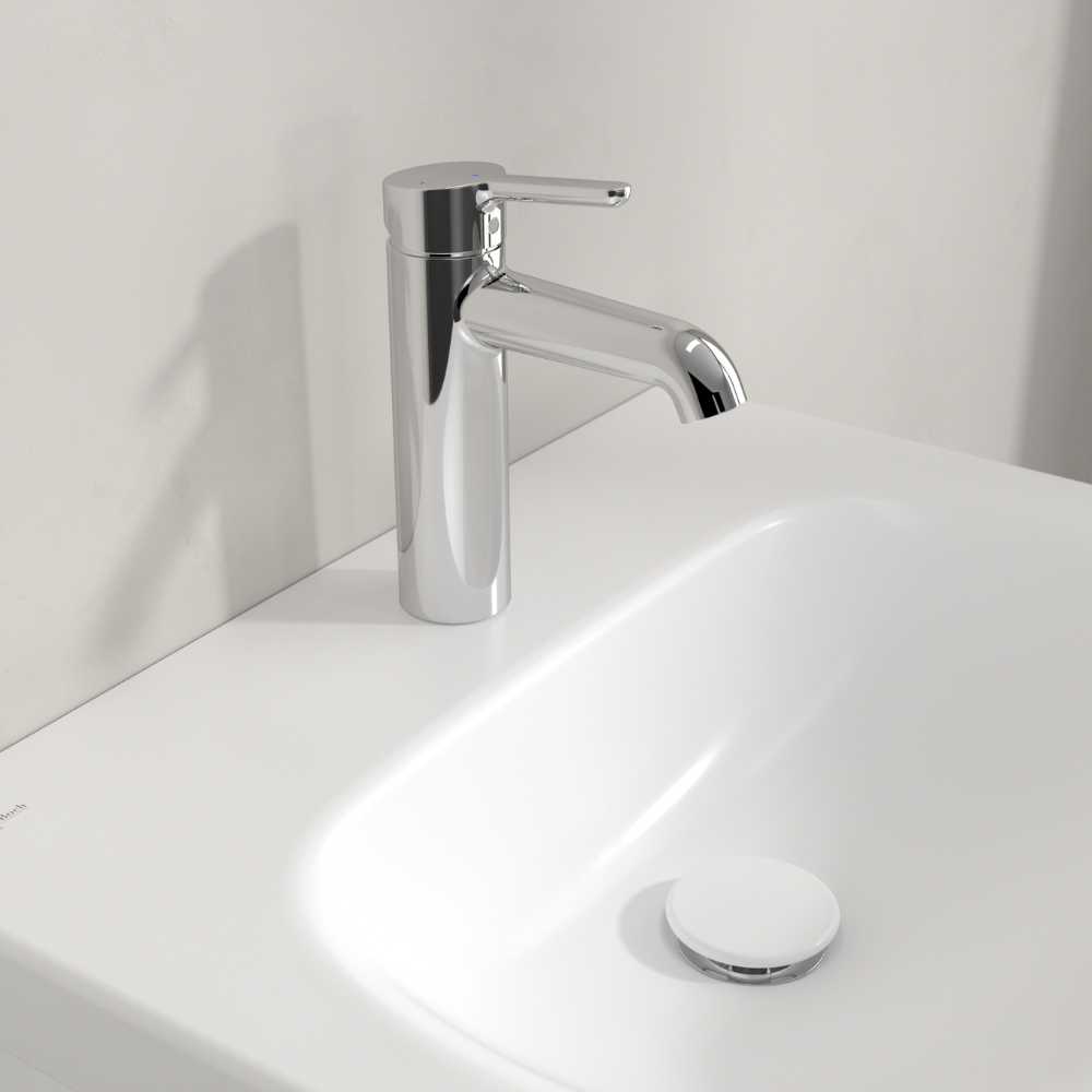 Villeroy & Boch Skyla Single Lever Basin Mixer Without Waste In Chrome