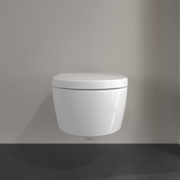 Villeroy & Boch Avento Rimless Wall Hung Toilet With Soft Close Seat