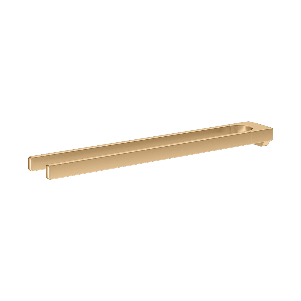 Keuco Moll Brushed Brass Double Towel Holder