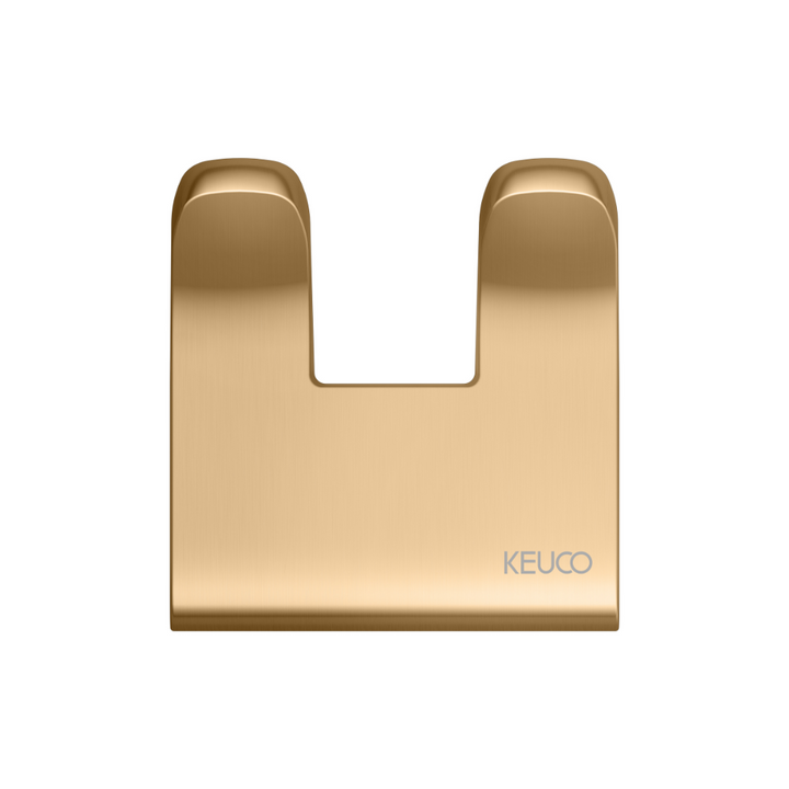 Keuco Moll Brushed Brass Double Towel Hook