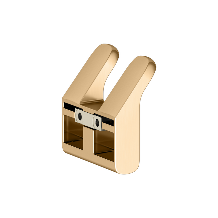 Keuco Moll Brushed Brass Double Towel Hook
