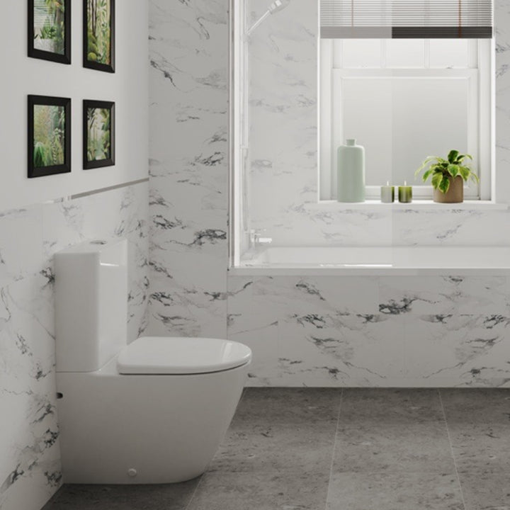 Geberit Smyle 3-in-1 Rimless Close Coupled Toilet Pack with Pan, Cistern & Soft Close Seat