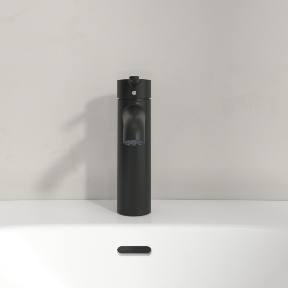 Villeroy & Boch Skyla Single Lever Basin Mixer With Pop-Up Waste In Matt Black