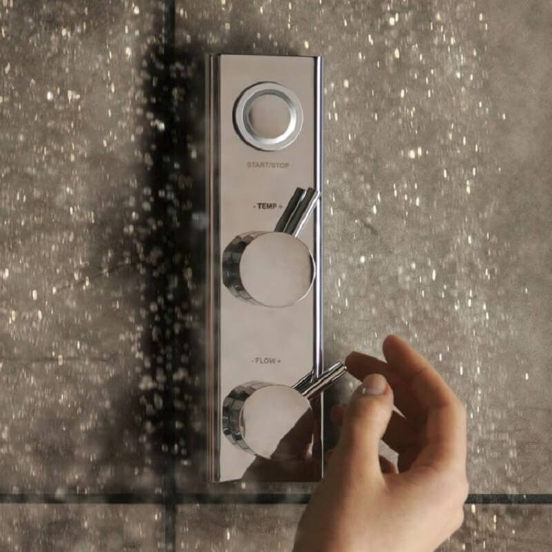 Shower Screen Remote Aqualisa HiQu Concealed Smart Digital Shower Valve With Remote Control ...