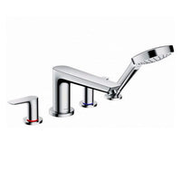 Hansgrohe Talis E 4 Hole Rim Mounted Bath Shower Mixer In Chrome