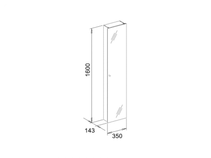 Keuco Royal EOne Tall Mirror Cabinet