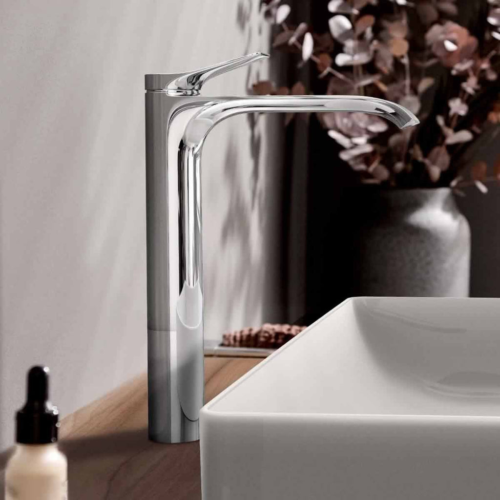 Hansgrohe Vivenis Tall Basin Mixer Tap 250 In Chrome – Bathrooms  