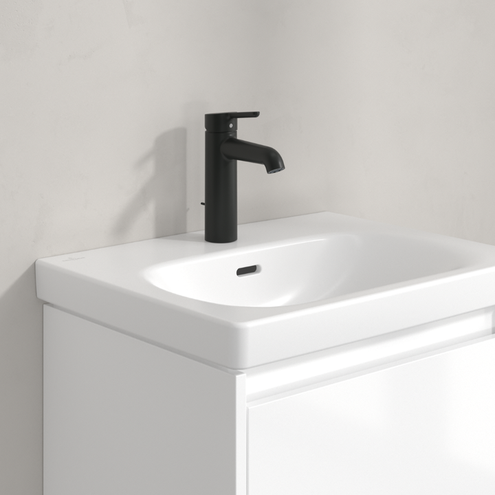 Villeroy & Boch Skyla Single Lever Basin Mixer With Pop-Up Waste In Matt Black