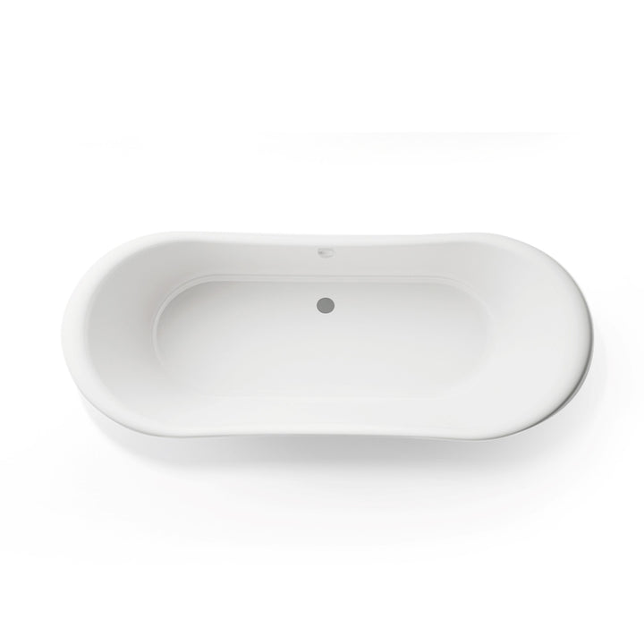 Waters Darcy 1820mm Freestanding Boat Bath White