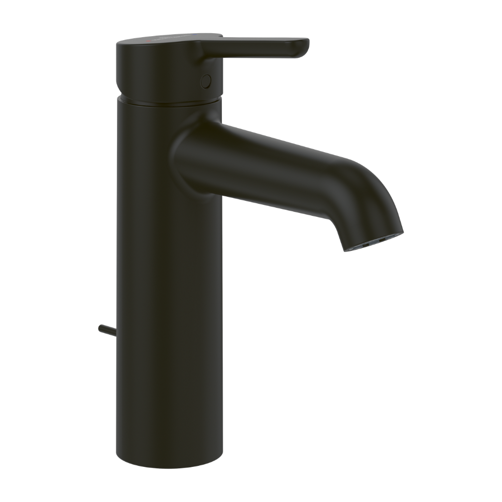 Villeroy & Boch Skyla Single Lever Basin Mixer With Pop-Up Waste In Matt Black