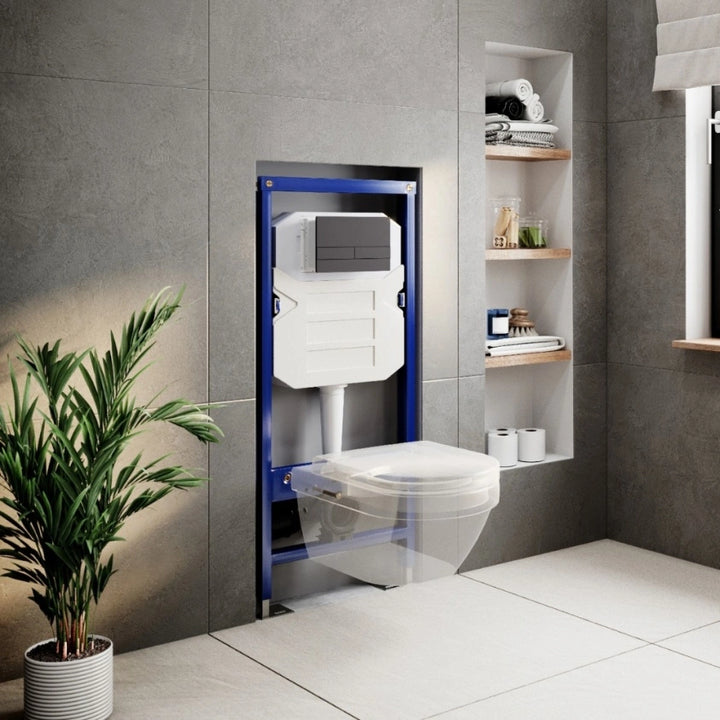 Abacus Wall Mounted 1180mm Toilet Frame With Dual Flush Cistern