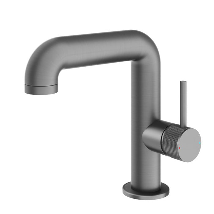 Abacus ISO Pro Side Lever Mono Basin Mixer Anthracite