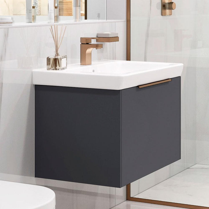 Abacus S3 Concepts Matt Anthracite 600mm Basin & Vanity Unit