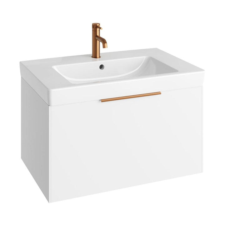 Abacus S3 Concepts Matt White 800mm Basin & Vanity Unit